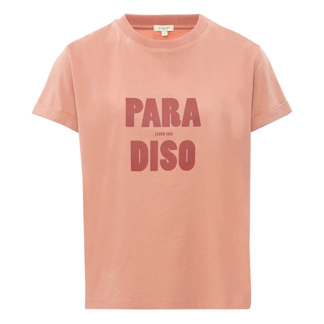T-Shirt Bio-Baumwolle Joy - Damenkollektion - Altrosa