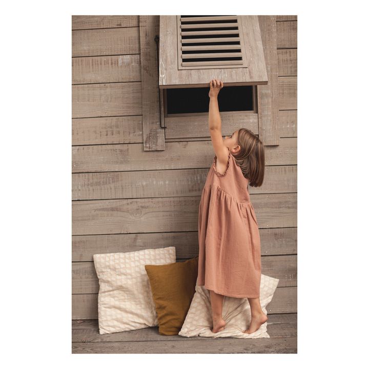 Marlot Paris Wendy Cotton Muslin Nightgown Dusty Pink Smallable