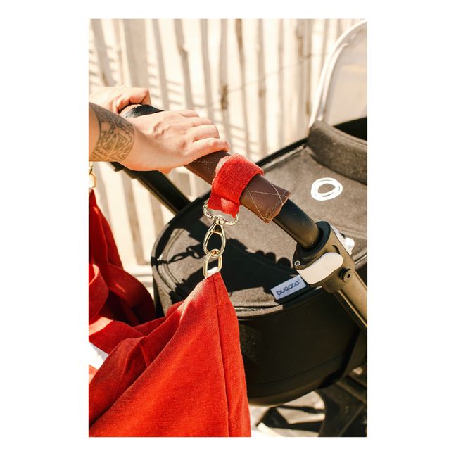 Shopper aus Leinen | Mohnrot