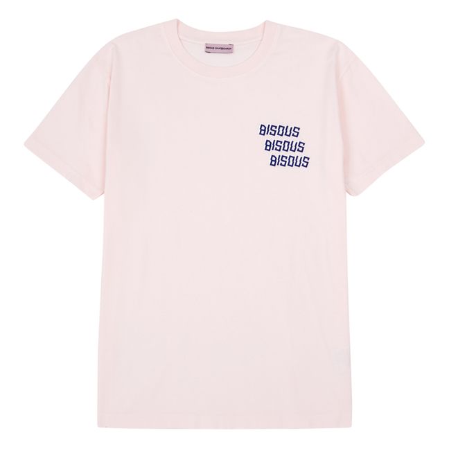 T-shirt Bisous Rose pâle