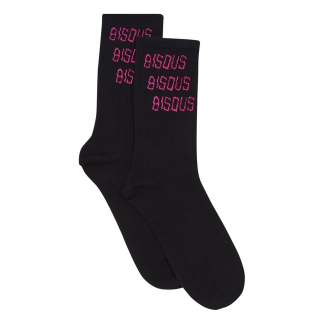 Bisous Socks Black