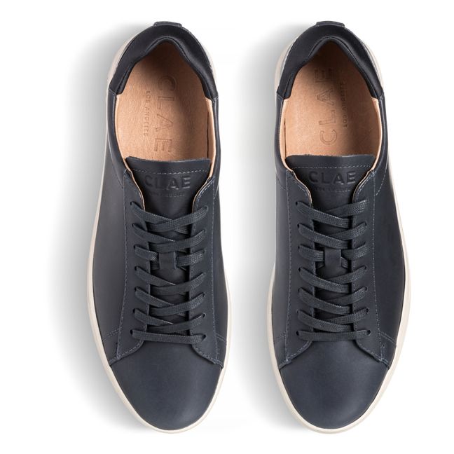 Bradley Leather Sneakers | Navy