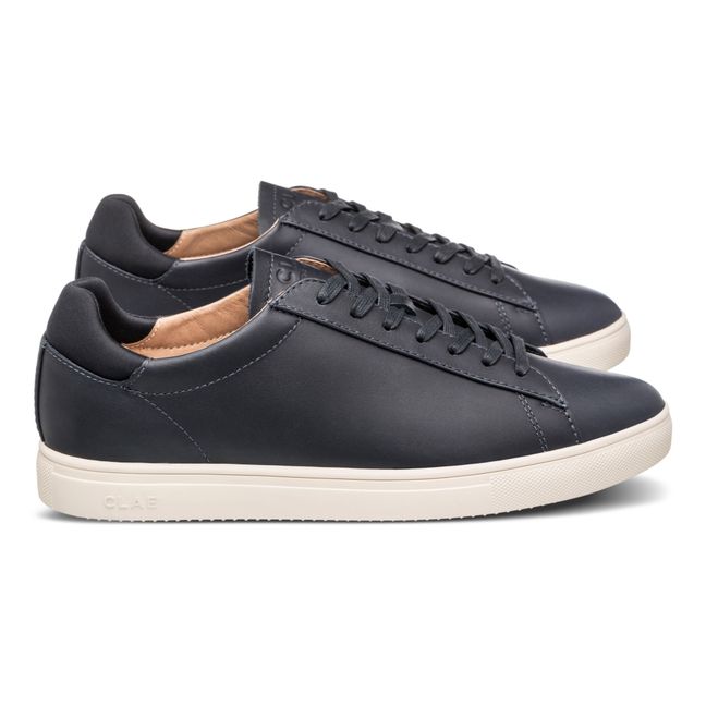 Bradley Leather Sneakers | Navy