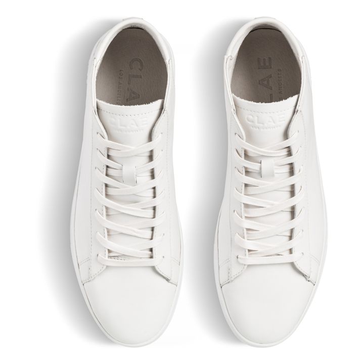 Bradley Mid-Top Leather Sneakers Blanco- Imagen del producto n°6