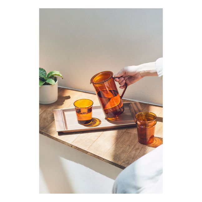 Verre Cast simple paroi - 250 ml | Ambre