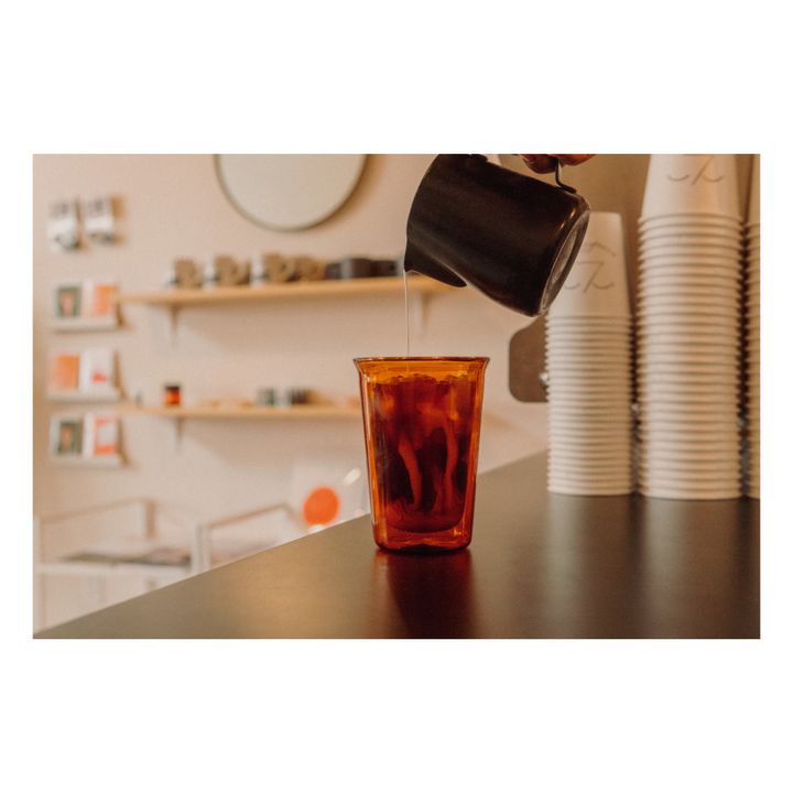 Vaso de una sola pared Cast - 350 ml | ámbar- Imagen del producto n°1