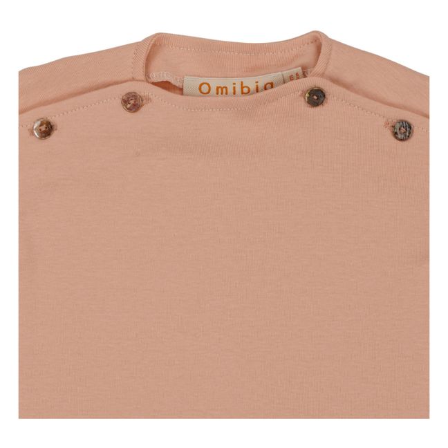 Edgar Organic Cotton T-shirt Pale pink