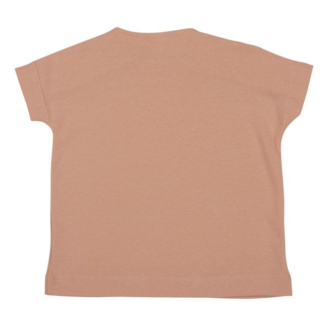 Edgar Organic Cotton T-shirt Rosa chiaro