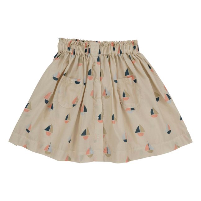 Betty Organic Cotton Skirt Seidenfarben