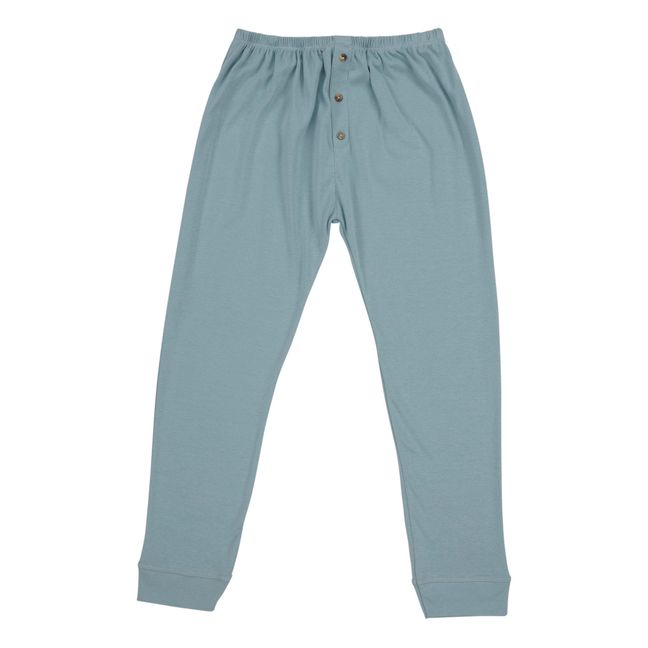 Billy Organic Cotton Jersey Harem Pants Blu