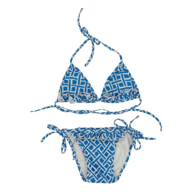 Greta Organic Polyamide Bikini Blu