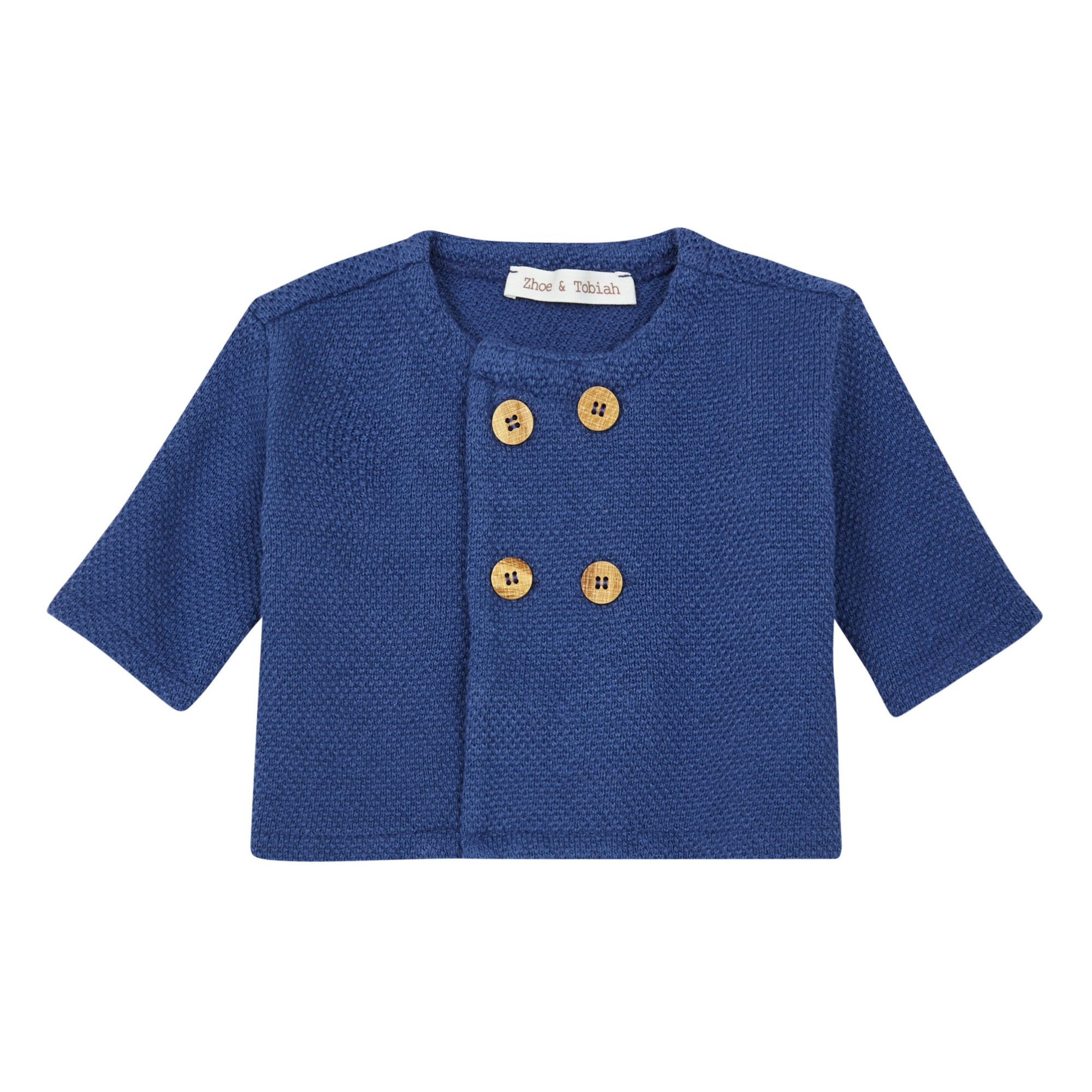 navy button up cardigan