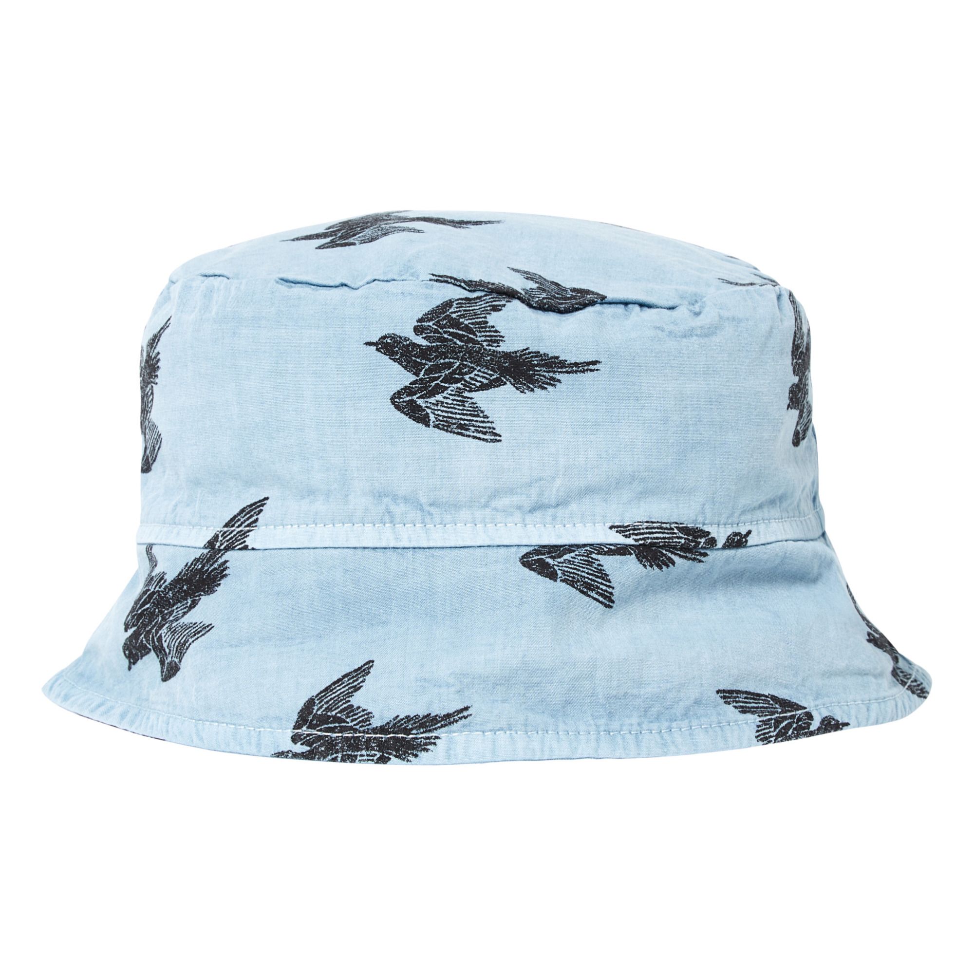 Organic Cotton Bird Hat Light blue Búho 