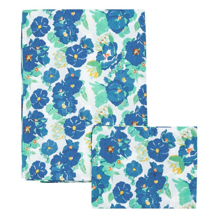 Parure de lit Blue flowers- Image produit n°1