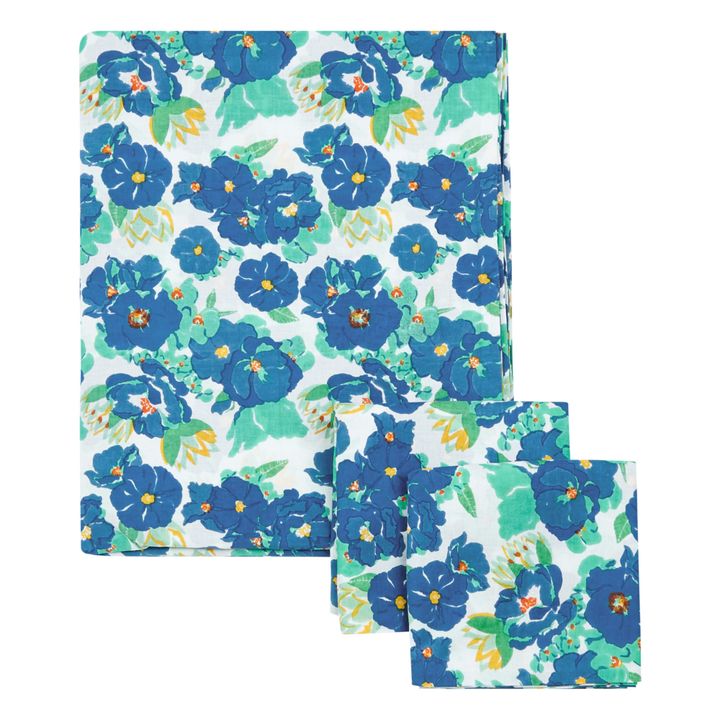 Parure de lit Blue flowers- Image produit n°2