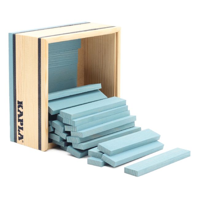 Building Block Set - 40 Pieces | Light blue