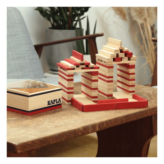 Coffret Carré - 40 planchettes  | Rouge