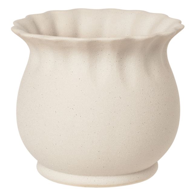 Copri-vaso, modello: Alexa, in ceramica | Grigio