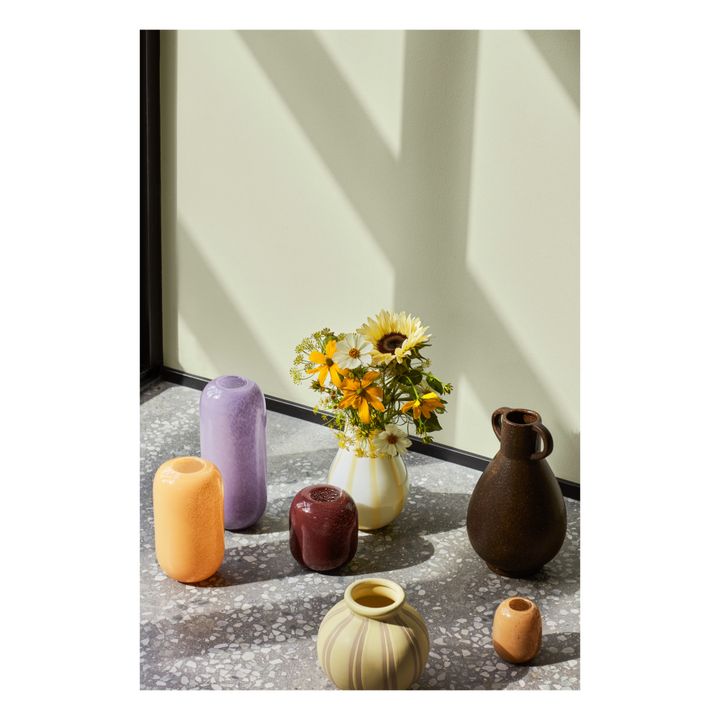 Wilma Ceramic Vase | Sand- Product image n°1