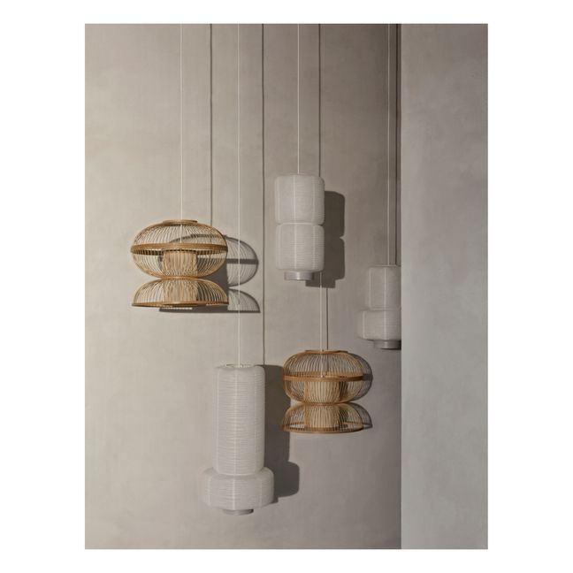 Lampadario, modello: William in carta | Bianco