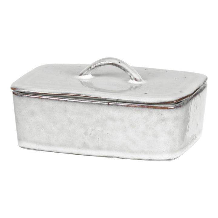 Nordic Sand Butter Dish | Light grey- Product image n°0