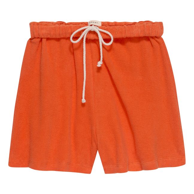 Terry Cloth Shorts Naranja