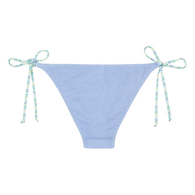 Malène Sparkly Bikini Bottoms Azzurro