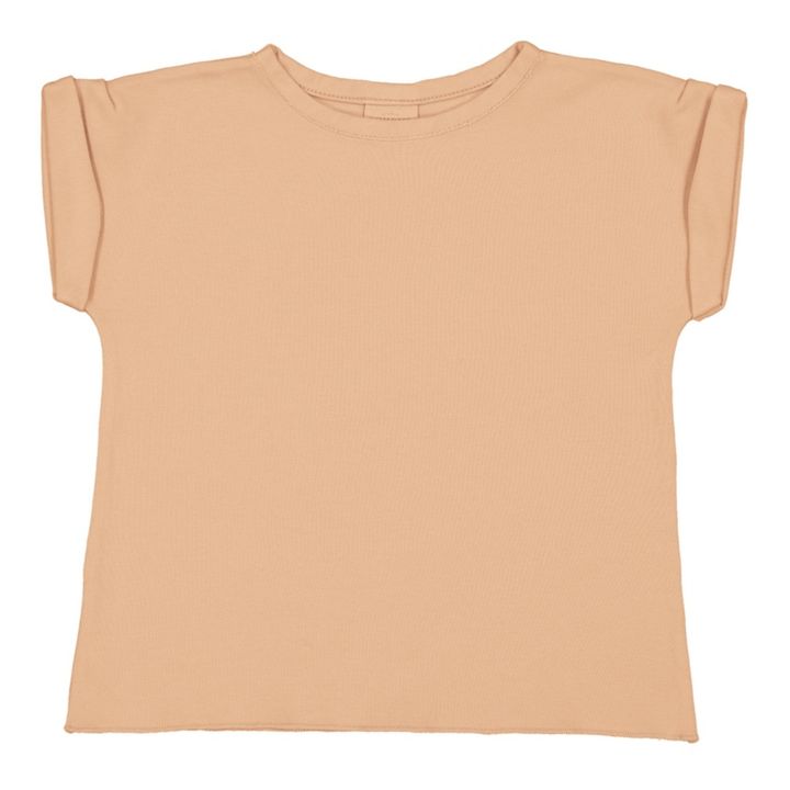 T-Shirt Coton Pima Bio Bama Rose pêche- Image produit n°0