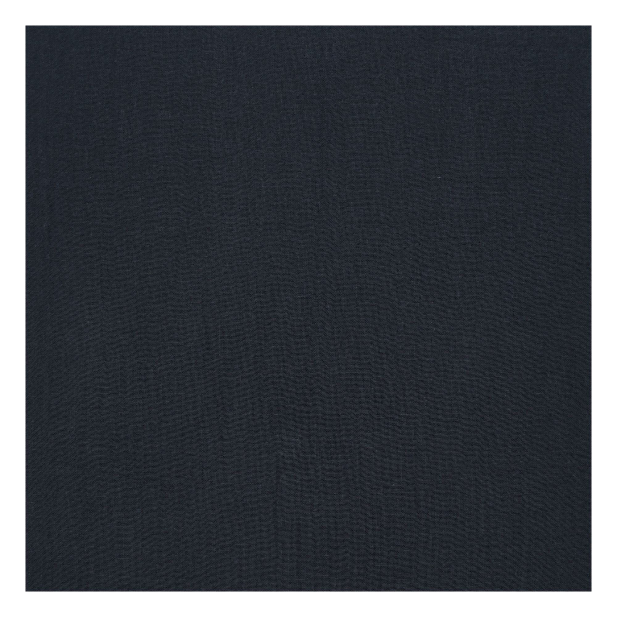 Drap-housse Dili en voile de coton Noir- Image produit n°2
