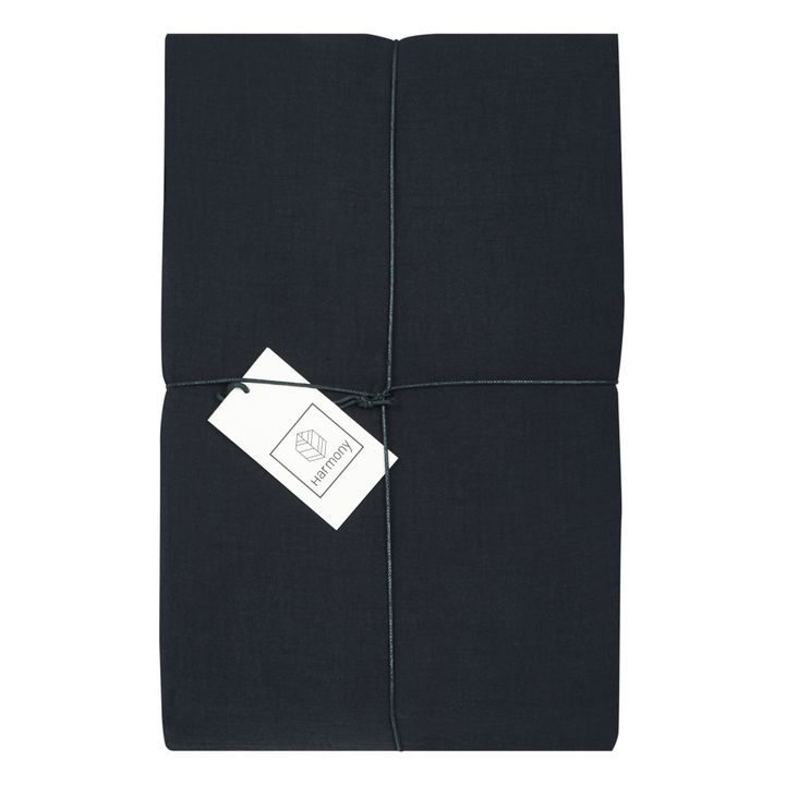Bettbezug aus Baumwoll-Voile Dili | Schwarz- Produktbild Nr. 0