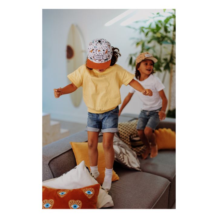 Gorra con visera Plate | Blanco- Imagen del producto n°4