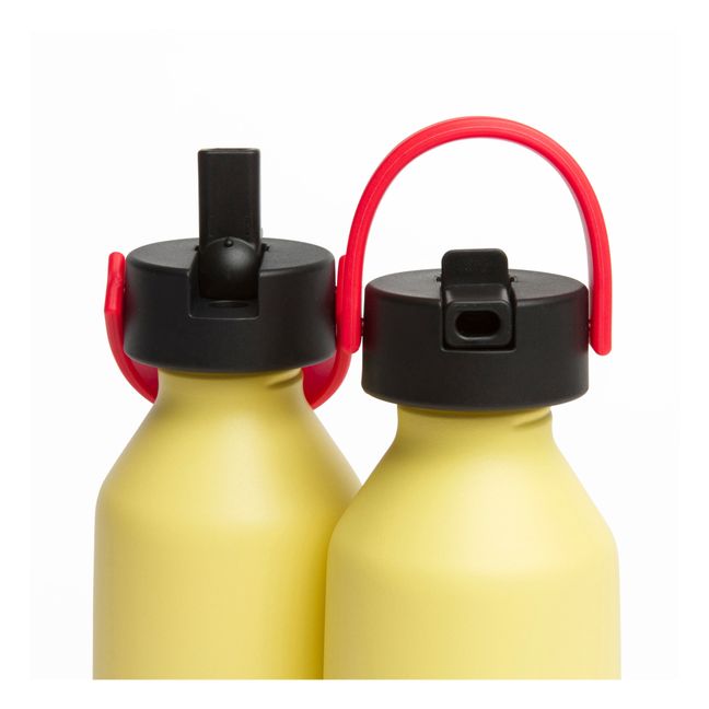 Two-Tone Water Bottle Giallo chiaro
