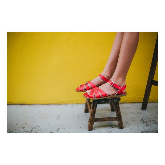 Sandales Cuir Waterproof Original | Rouge