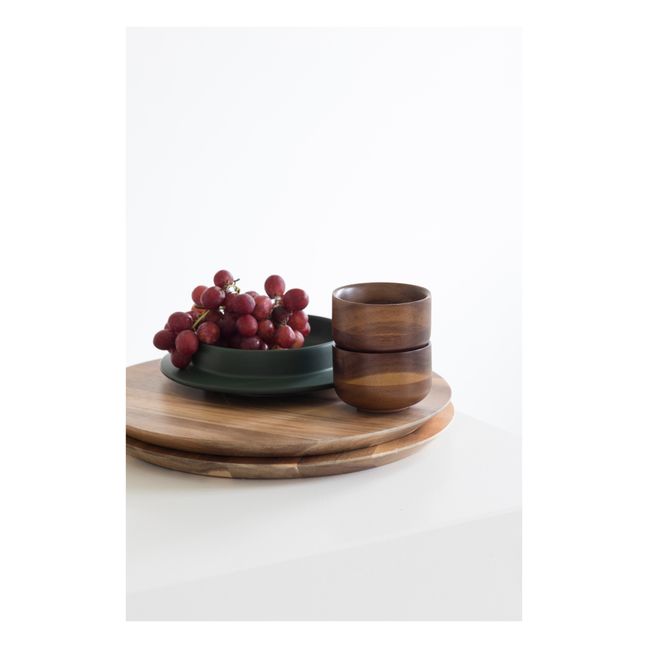 Tasse Collage en bois - Set de 4 | Naturel