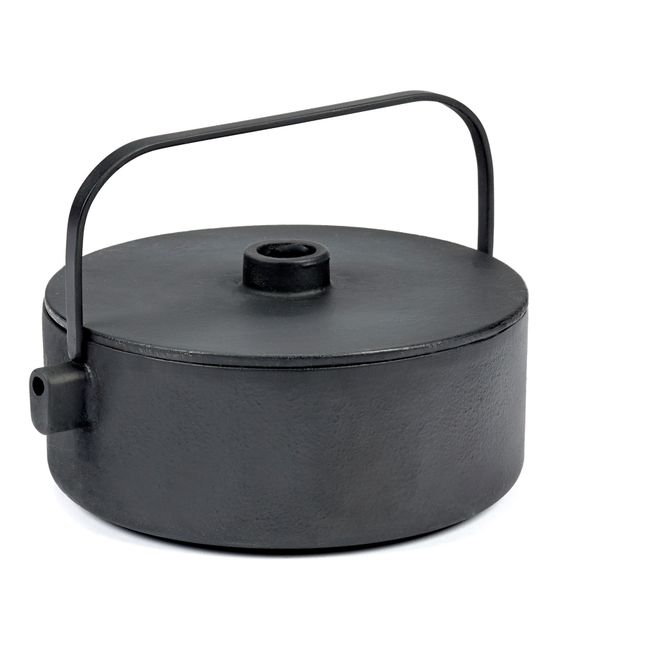 Collage Cast Iron Tea Pot - 1.2 L Black