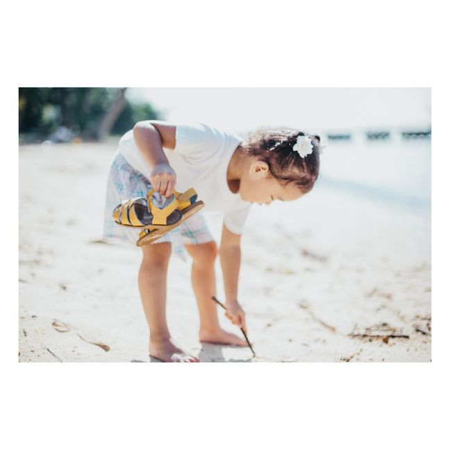 Sandalen Waterproof Leder Original | Senffarben