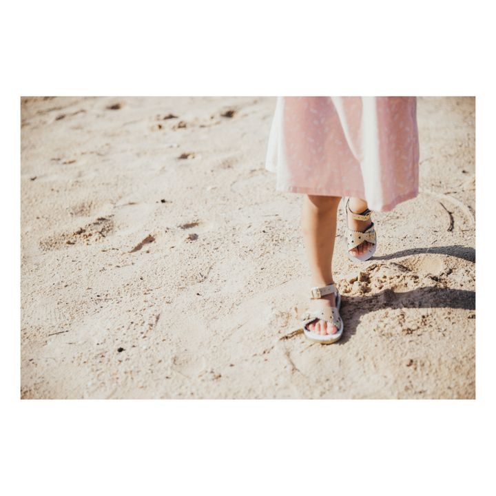 Sandalias Cuero Waterproof Sweetheart | Oro rosado- Imagen del producto n°2