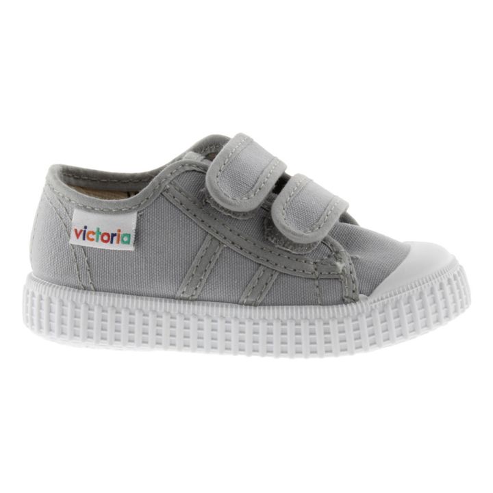Tiras Lona Velcro Sneakers Grey- Product image n°0