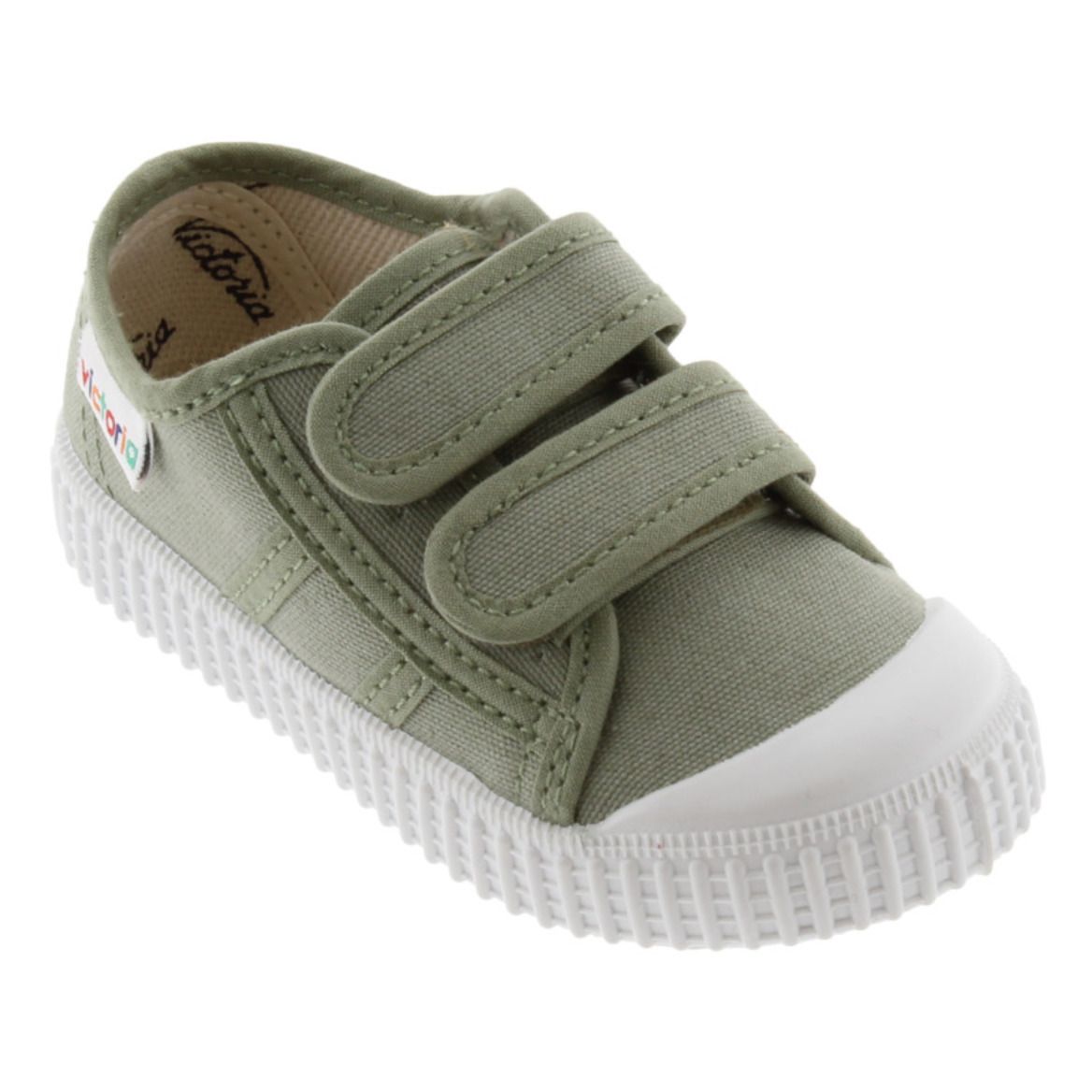 Tiras Lona Velcro Sneakers Khaki- Product image n°2