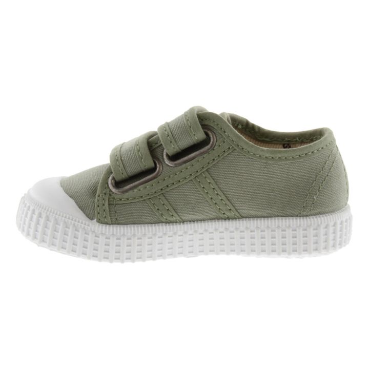 Tiras Lona Velcro Sneakers Verde Kaki- Imagen del producto n°3