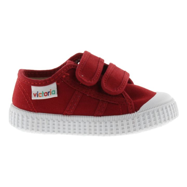 Tiras Lona Velcro Sneakers | Red- Product image n°0