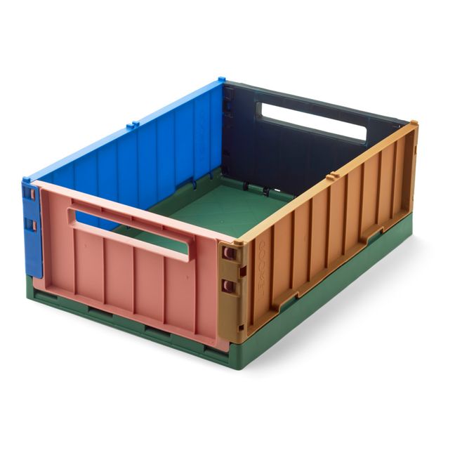 Weston Multicoloured Collapsible Crate Verde