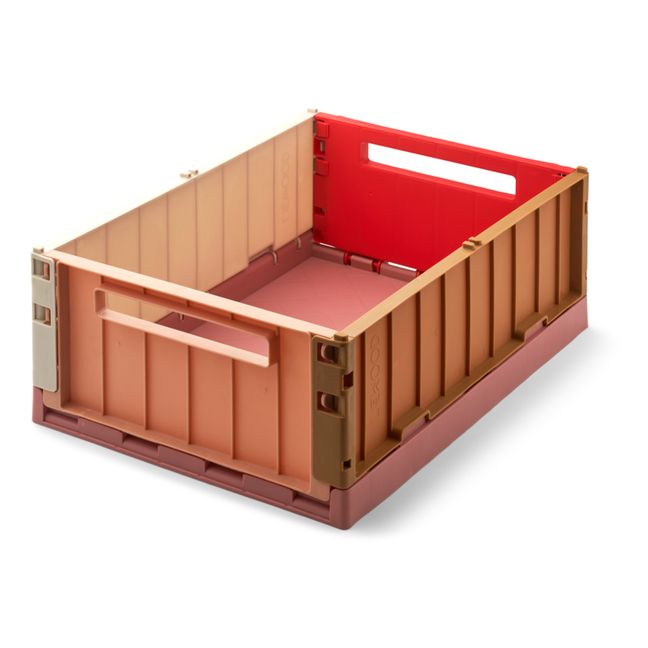 Weston Multicoloured Collapsible Crate Rojo