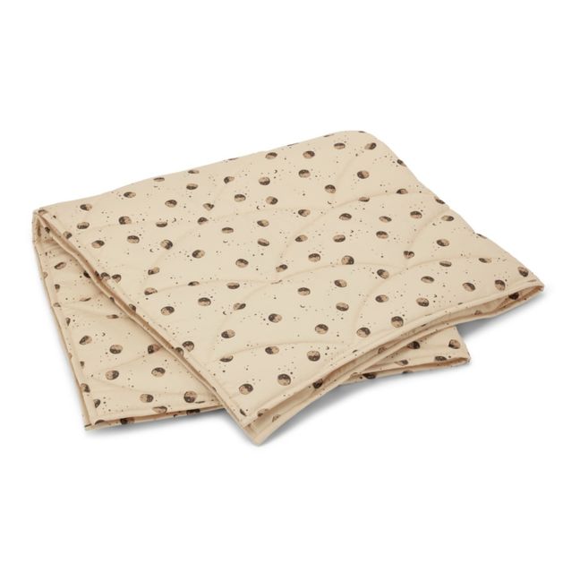 Quilted Organic Cotton Blanket Crudo
