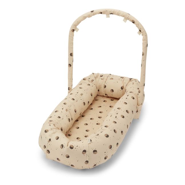 Organic Cotton Baby Nest with Removable Arch Crudo