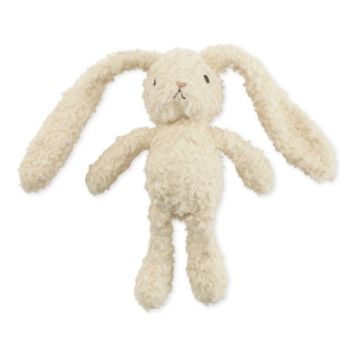 Organic Cotton Soft Toy Rabbit White- Product image n°0