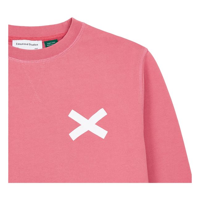 Cross Sweatshirt Pale pink