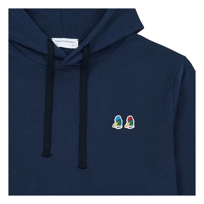 Felpa con cappuccio Special Duck | Blu marino