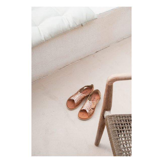 Tehuacan Sandals Pink Gold