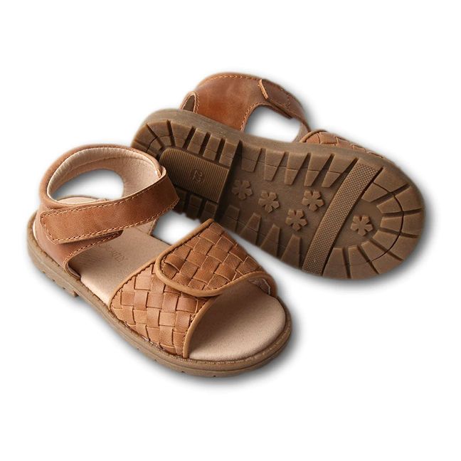 Sandales Tissées | Marron